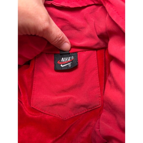 Vintage Nike Red Tag Windbreaker Jacket 90s Swoosh Logo Broken Zipper Men’s M - Picture 6 of 9